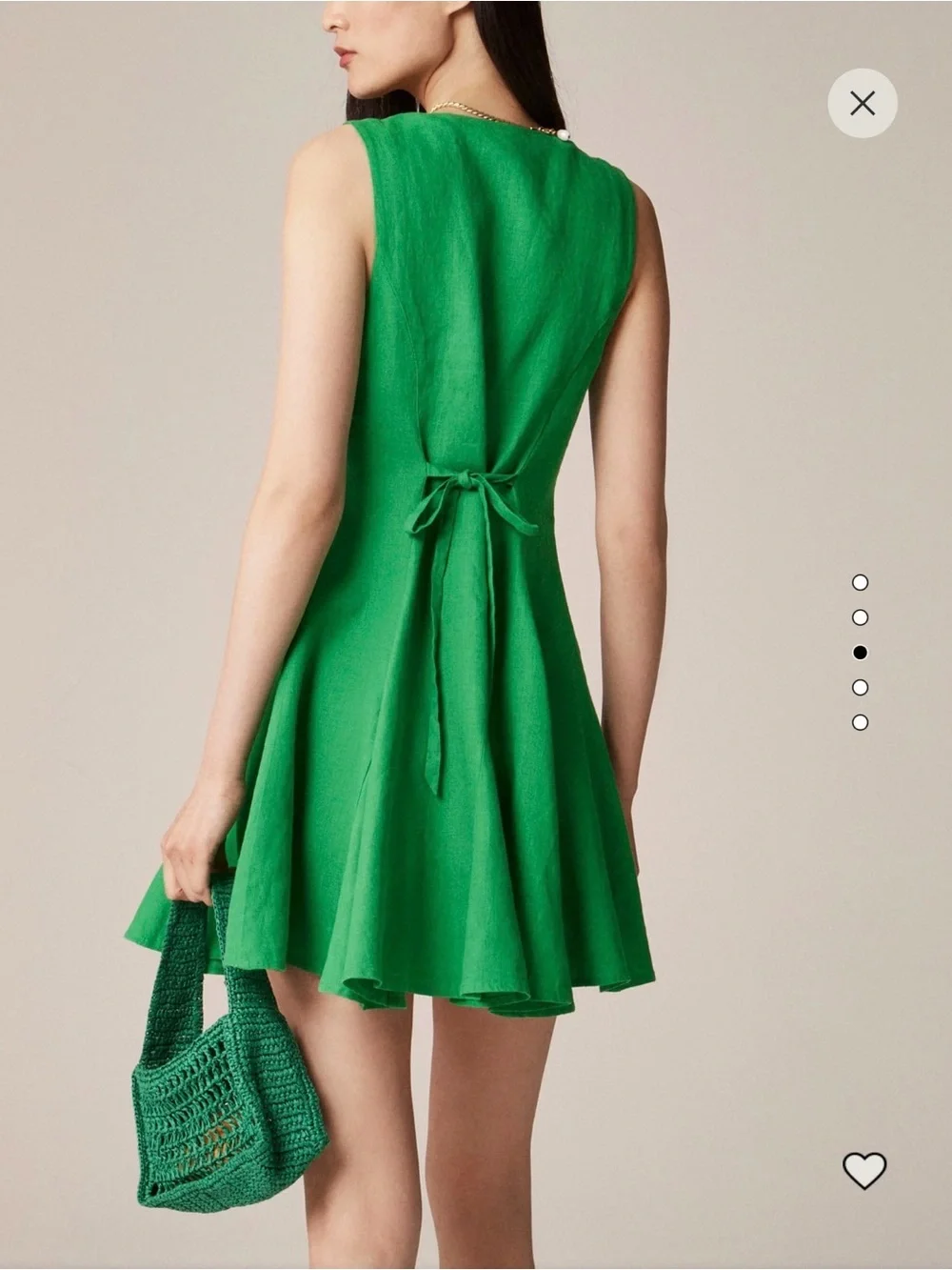 J. Crew Linen Mini Dress TALL